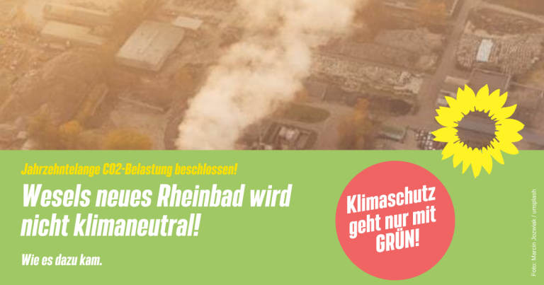 CO2-lastiges Energiesystem für das neue Rheinbad – Wie konnte es dazu kommen?