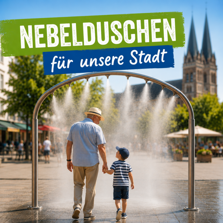 Anschaffung und Installation von Nebelduschen  